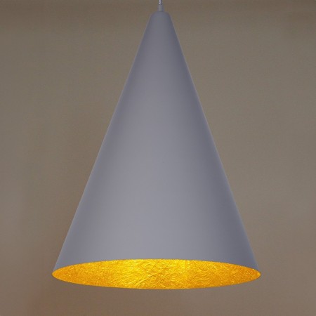 oryginalna oprawa Sigma VESUVIO lampa wisząca 41046 kolor szary-złoty 1 x E27 15W Led
