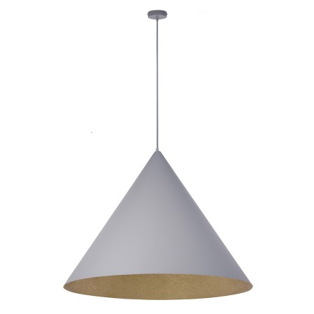 schludna oprawa Sigma VESUVIO lampa wisząca 41049 kolor szary-złoty 1 x E27 15W Led