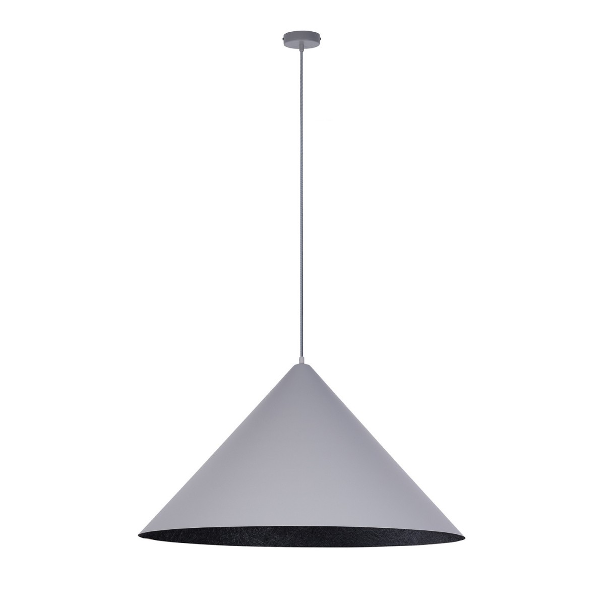 unikalna oprawa Sigma VESUVIO lampa wisząca 41053 kolor szary-czarny 3 x E27 15W Led