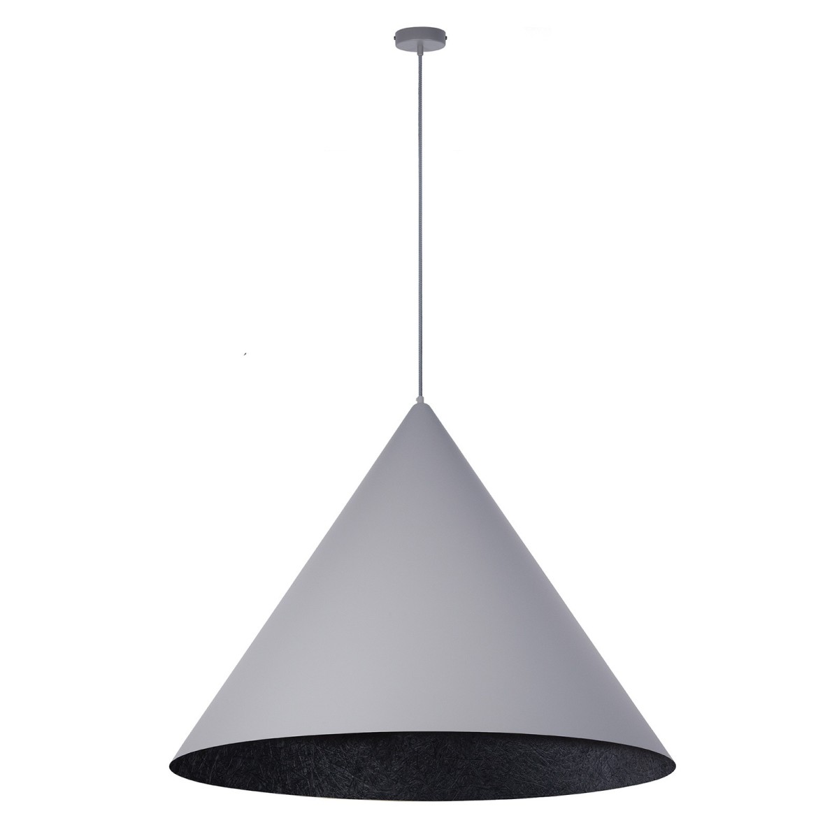 urzekająca oprawa Sigma VESUVIO lampa wisząca 41055 kolor szary-czarny 3x E27 15W Led