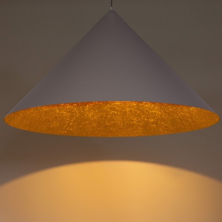 zachwycająca oprawa Sigma VESUVIO lampa wisząca 41058 kolor taupe-złoty 3 x E27 15W Led