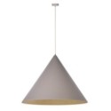 zgrabna oprawa Sigma VESUVIO lampa wisząca 41059 kolor taupe-złoty 1 x E27 15W Led