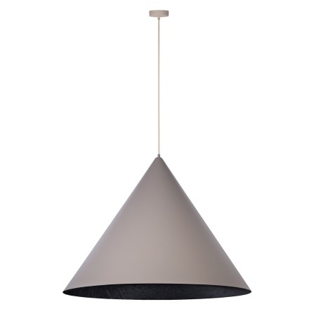 efektowna oprawa Sigma VESUVIO lampa wisząca 41064 kolor taupe-czarny 1 x E27 15W Led