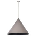 efektowna oprawa Sigma VESUVIO lampa wisząca 41064 kolor taupe-czarny 1 x E27 15W Led