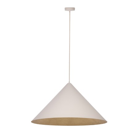 estetyczna oprawa Sigma VESUVIO lampa wisząca 41068 kolor beżowy-złoty 3 x E27 15W Led