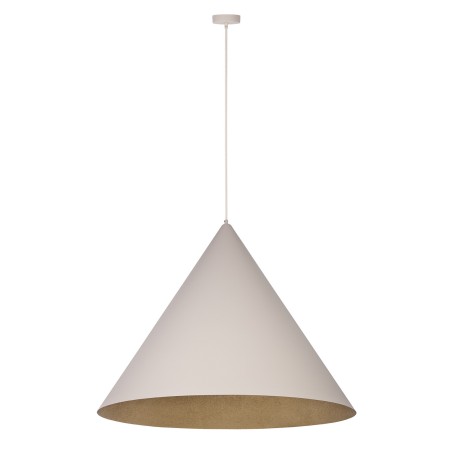 gustowna oprawa Sigma VESUVIO lampa wisząca 41069 kolor beżowy-złoty 1 x E27 15W Led
