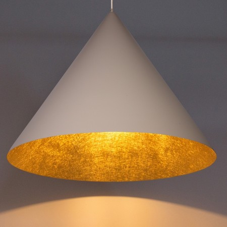 gustowna oprawa Sigma VESUVIO lampa wisząca 41069 kolor beżowy-złoty 1 x E27 15W Led