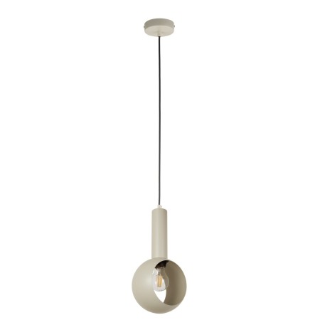 stylowa oprawa Sigma VITRUM lampa wisząca 41104 kolor szary beż 1 x E27 15W Led