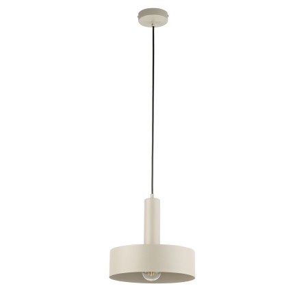szykowna oprawa Sigma VITRUM lampa wisząca 40807 kolor szary beż 1 x E27 15W Led