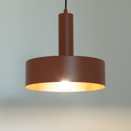 urokliwa oprawa Sigma VITRUM lampa wisząca 41115 kolor caglany 1 x E27 15W Led