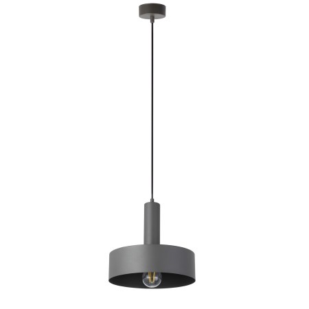 urzekająca oprawa Sigma VITRUM lampa wisząca 40970 kolor ciemna oliwka 1 x E27 15W Led
