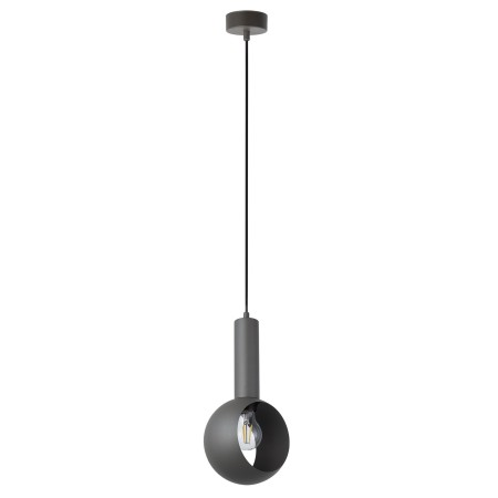 estetyczna oprawa Sigma VITRUM lampa wisząca 40972 kolor ciemna oliwka 1 x E27 15W Led