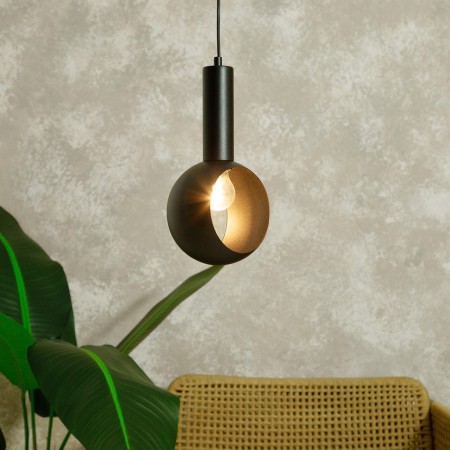 gustowna oprawa Sigma VITRUM lampa wisząca 41108 kolor czarny 1 x E27 15W Led