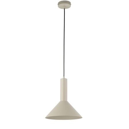 olśniewająca oprawa Sigma VITRUM lampa wisząca 40806 kolor szary beż 1 x E27 15W Led