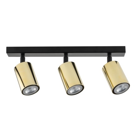 delikatna oprawa Sigma Zoom plafon 33508 kolor czarny 3 x GU10 10W Led