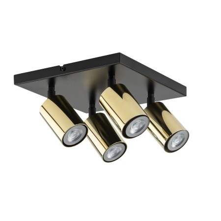 efektowna oprawa Sigma Zoom plafon 33601 kolor czarny 4 x GU10 10W Led