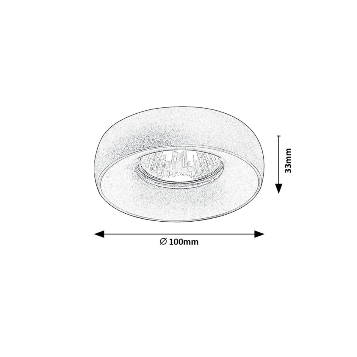Rabalux Luiza 73042 - typ - Natynkowe i podtynkowe oświetlenie