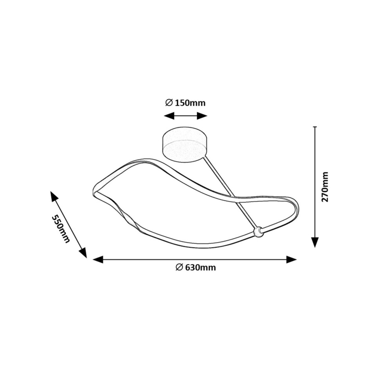 Rabalux Mirossi 71094 - typ - Lampy sufitowe