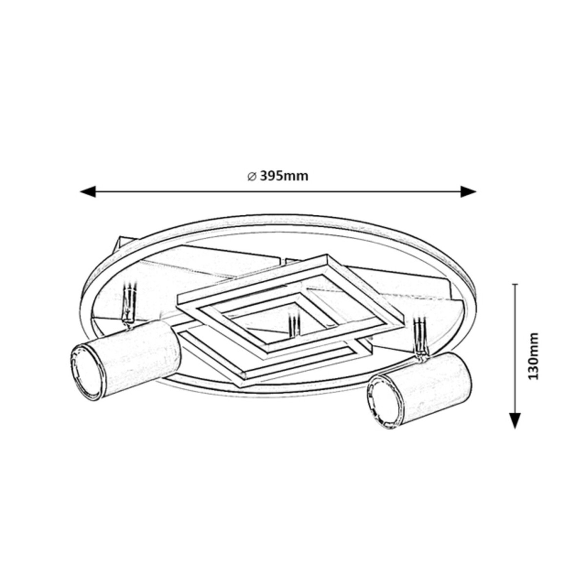 Rabalux Aztec 6905 - typ - Lampy sufitowe