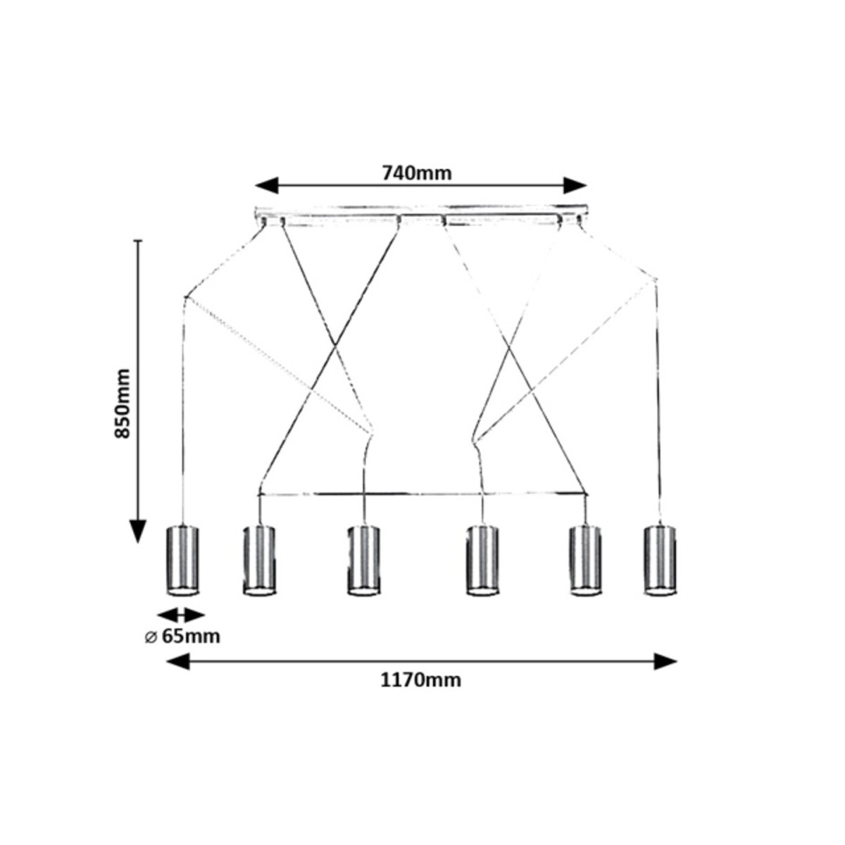 Rabalux Aslaug 72018 - typ - Lampy wiszące