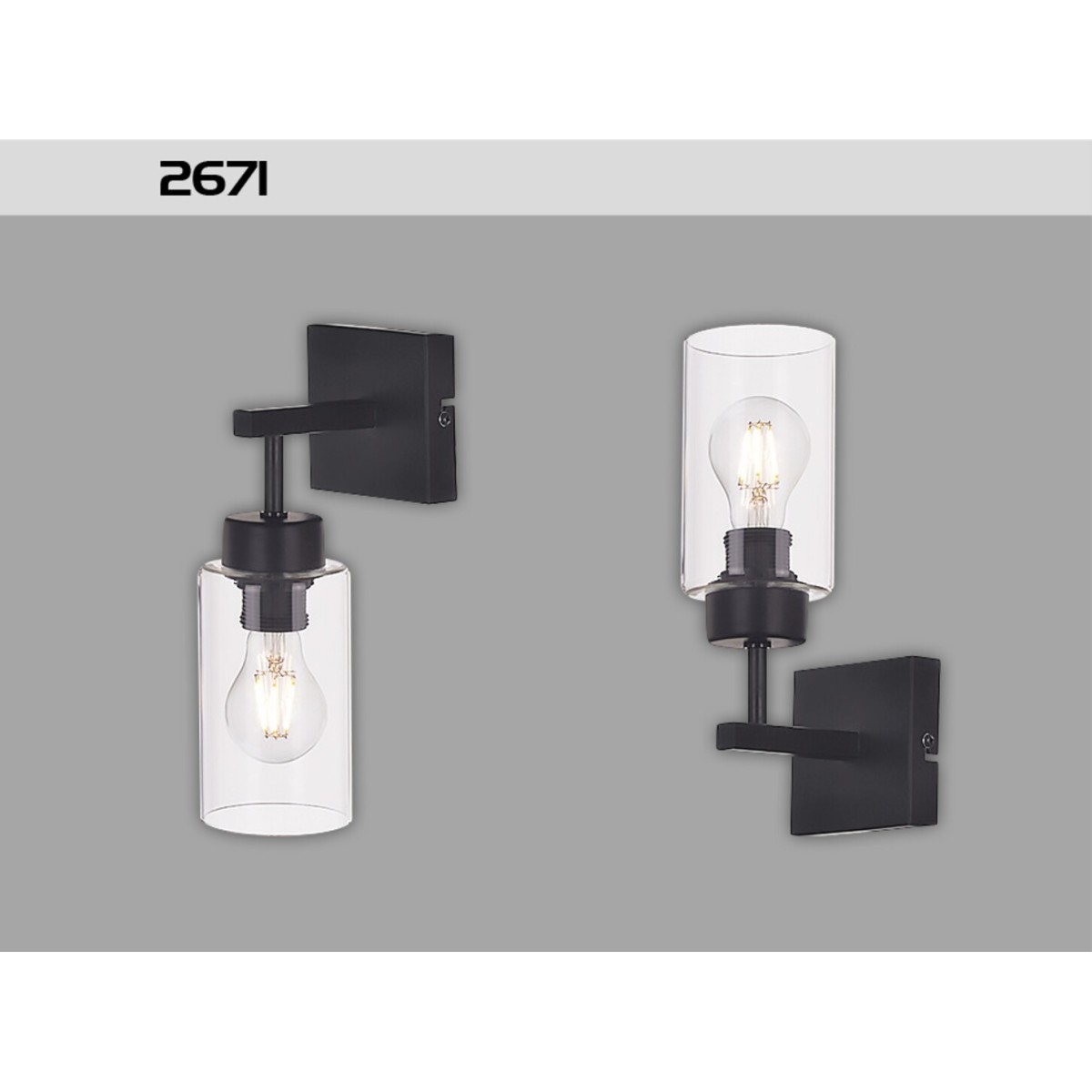 Rabalux Prudence 2671 - typ - Lampa ścienna