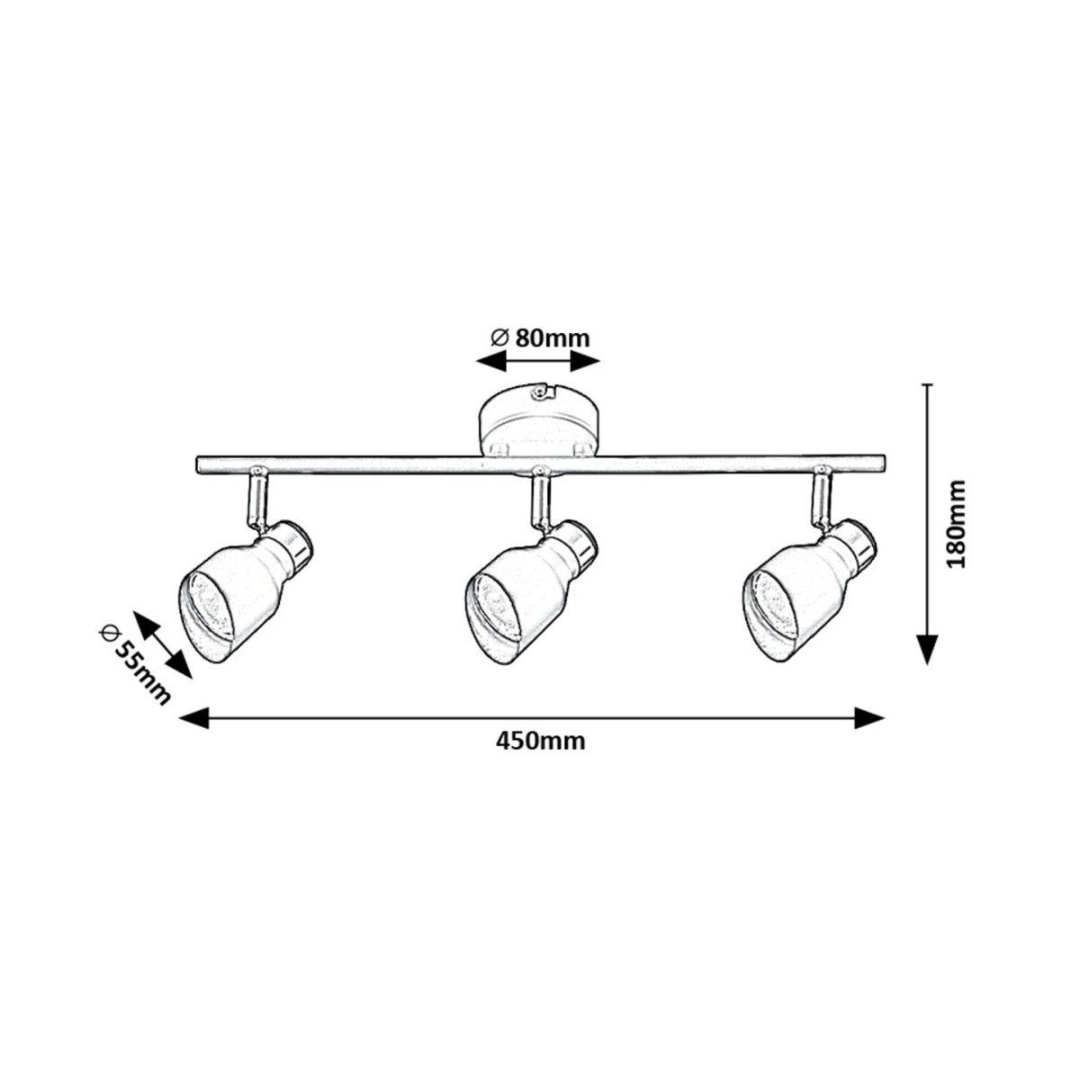 Rabalux Lilou 73049 - typ - Lampy sufitowe
