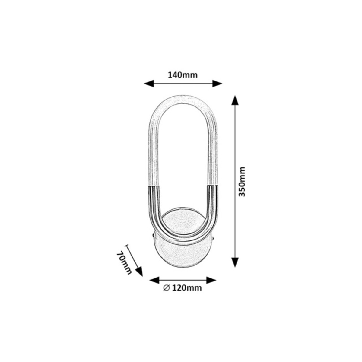 Rabalux Irelia 71138 - typ - Lampa ścienna