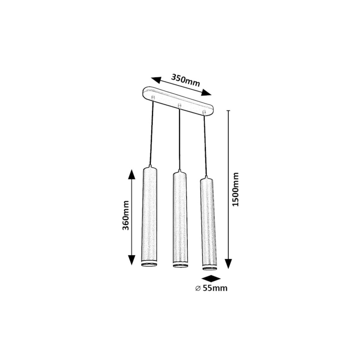 Rabalux Senobia 73037 - typ - Lampy wiszące