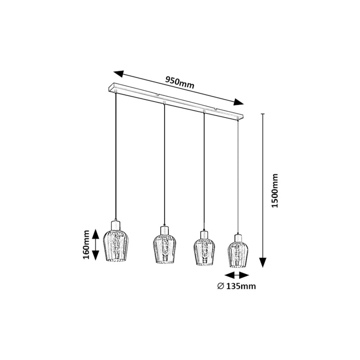 Rabalux Florian 72271 - typ - Lampy wiszące
