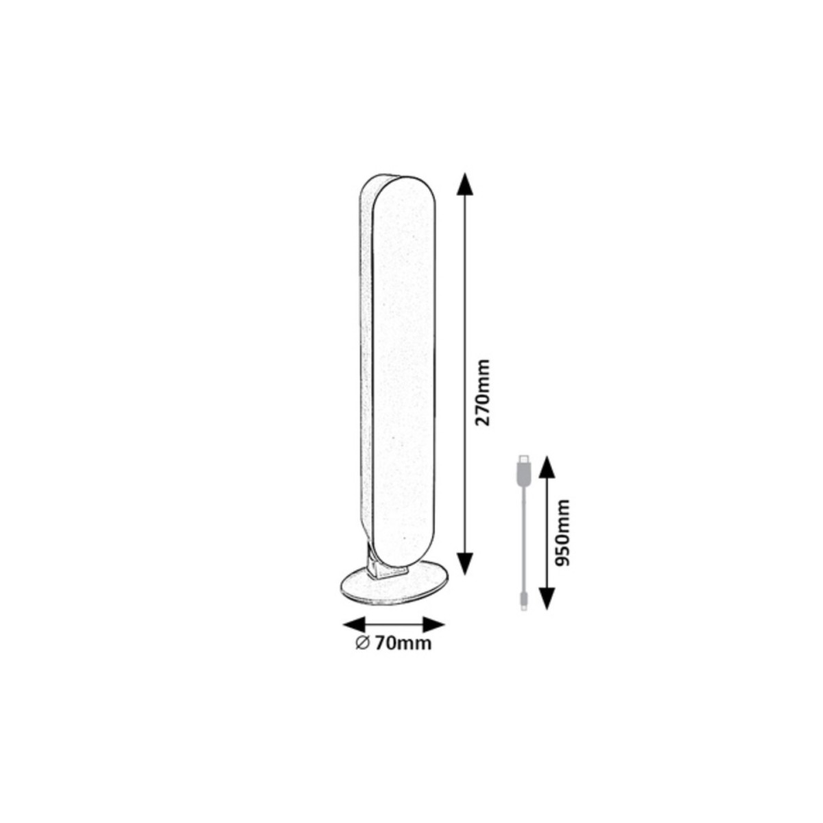 Rabalux Parker 76017 - typ - Lampki dekoracyjne