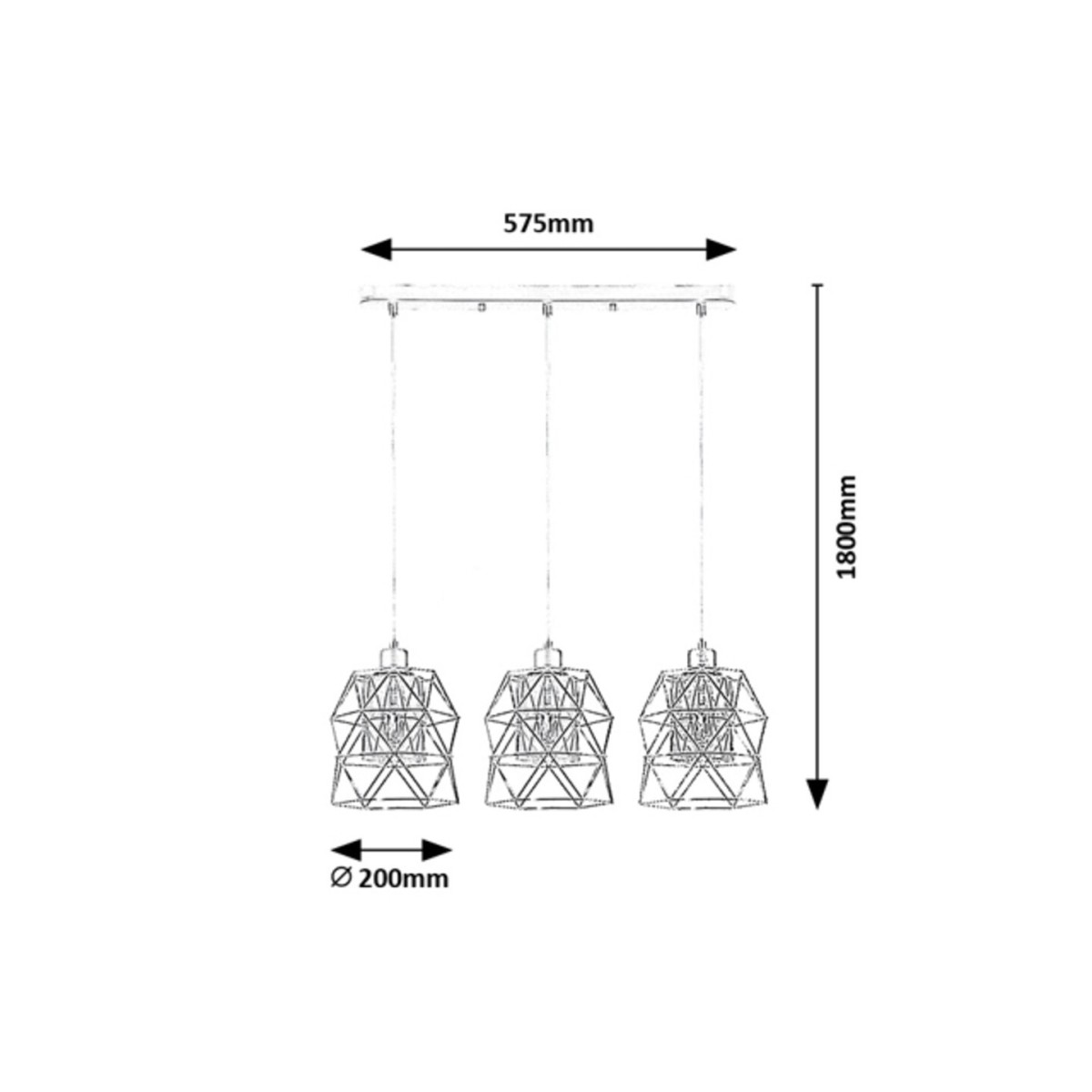 Rabalux Emrys 72113 - typ - Lampy wiszące