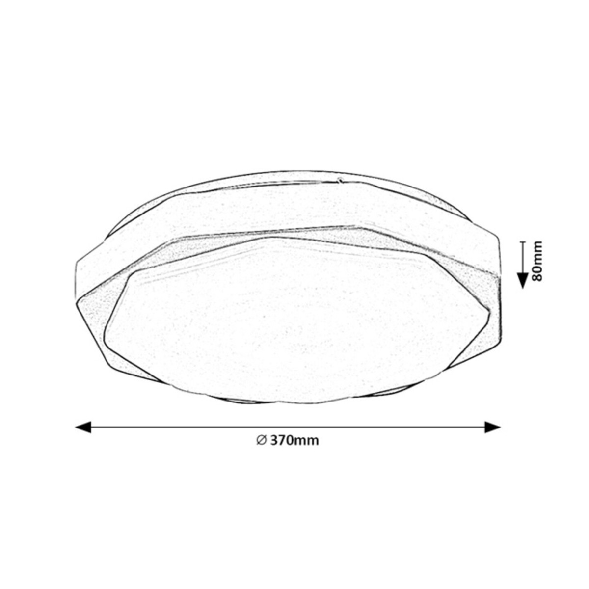 Rabalux Dettora 71046 - typ - Lampy sufitowe