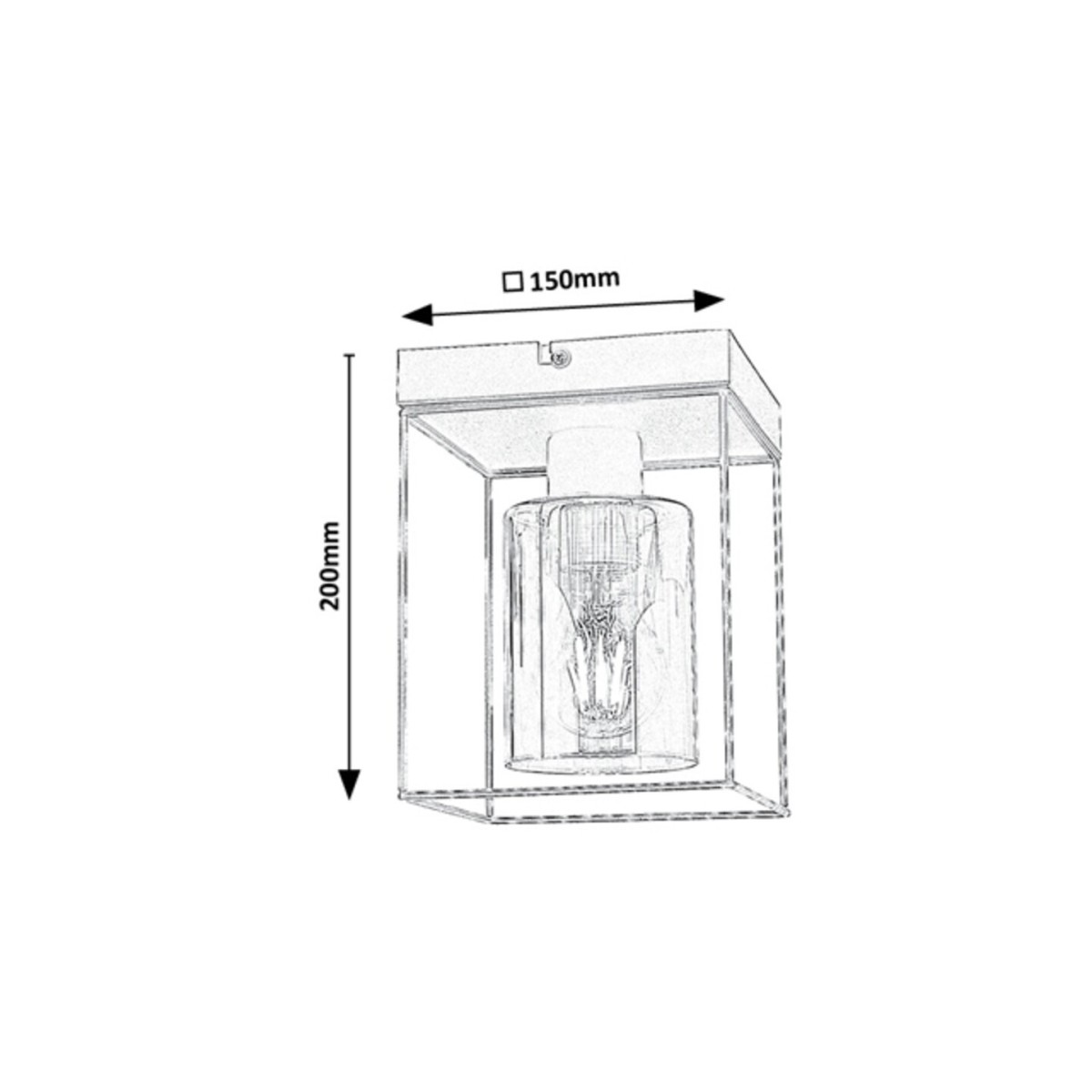 Rabalux Chadwick 71031 - typ - Lampy sufitowe
