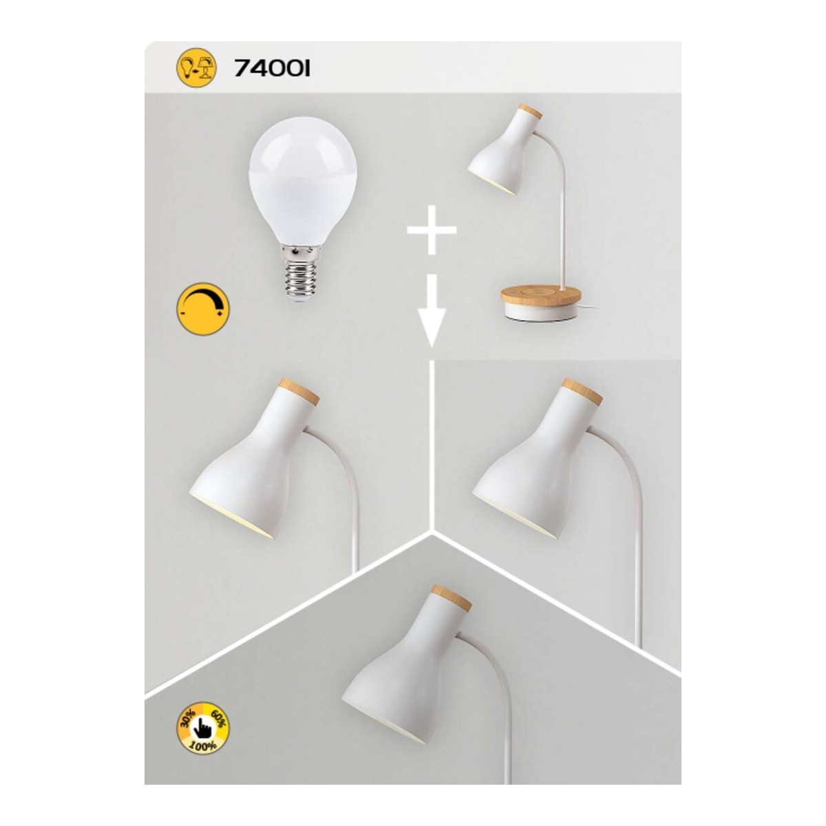 Rabalux Mosley 74001 - typ - Lampy stołowe