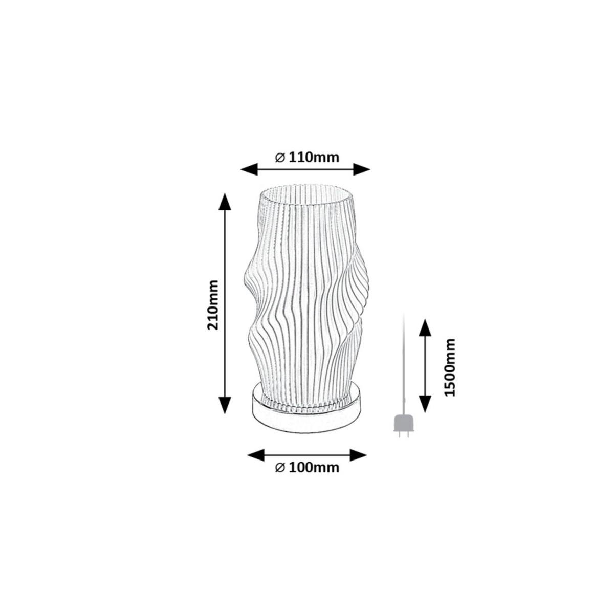 Rabalux Tiana 74189 - typ - Lampy stołowe