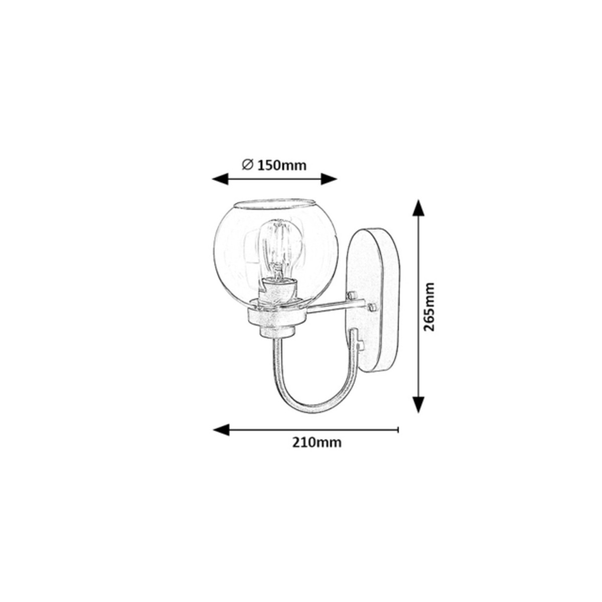 Rabalux Tirina 75005 - typ - Oświetlenie łazienkowe