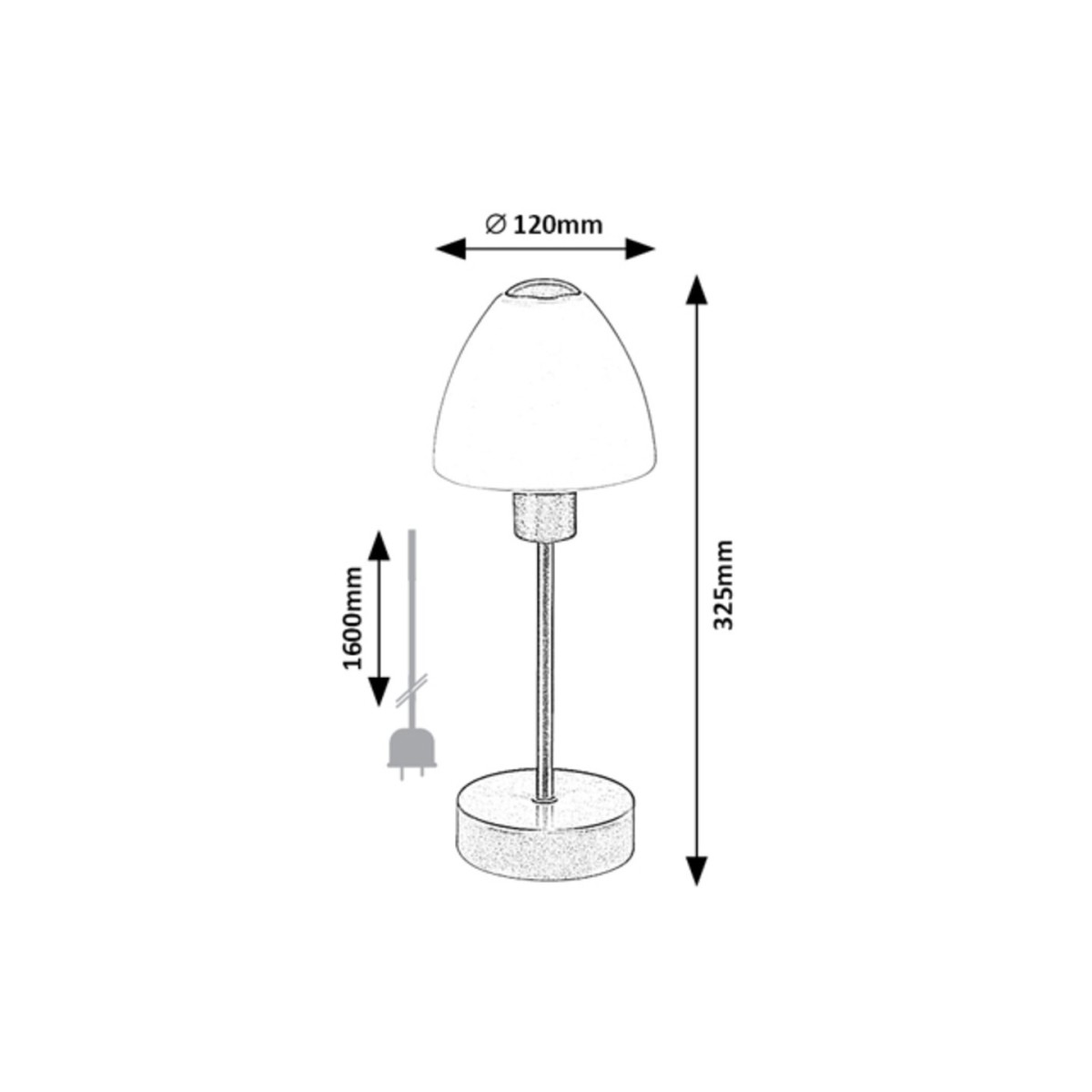 Rabalux Lydia 2296 - typ - Lampka nocna