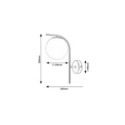 Rabalux Ghita 71139 - typ - Lampa ścienna