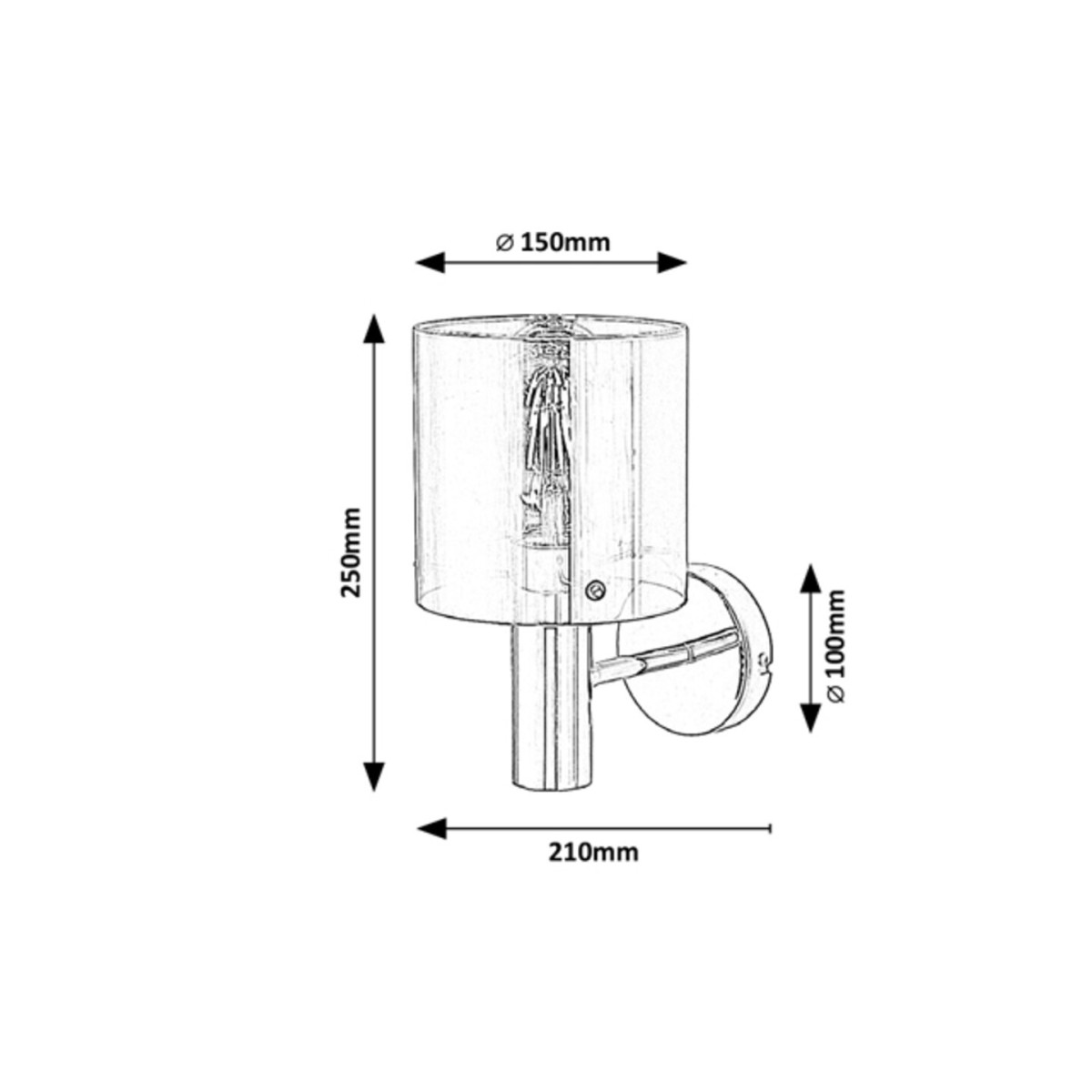 Rabalux Donati 5248 - typ - Lampa ścienna