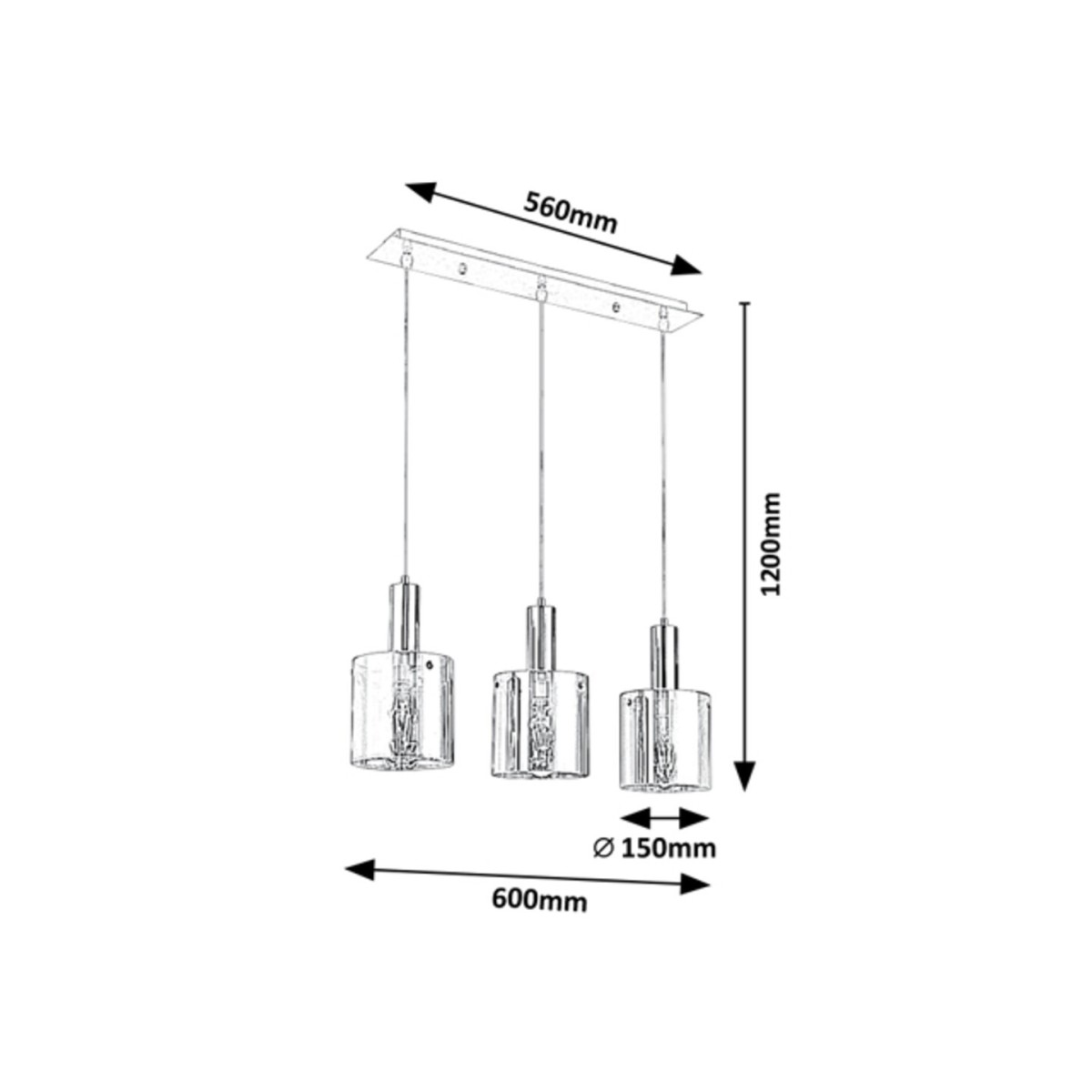 Rabalux Donati 5250 - typ - Lampy wiszące