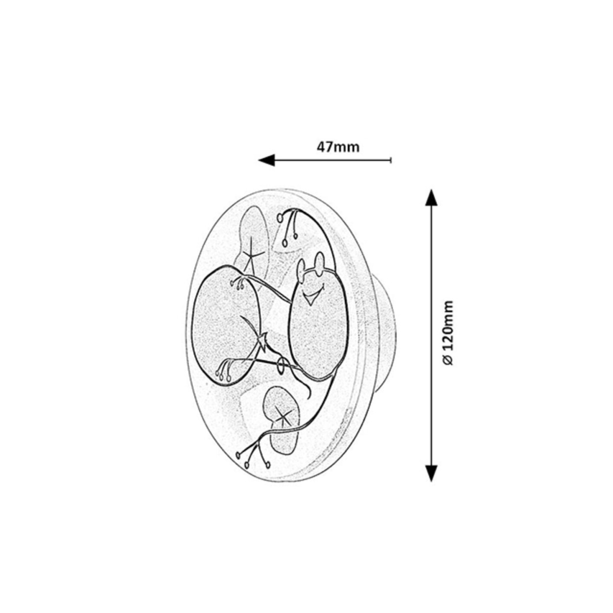 Rabalux Froggo 71070 - typ - Lampy dla dzieci