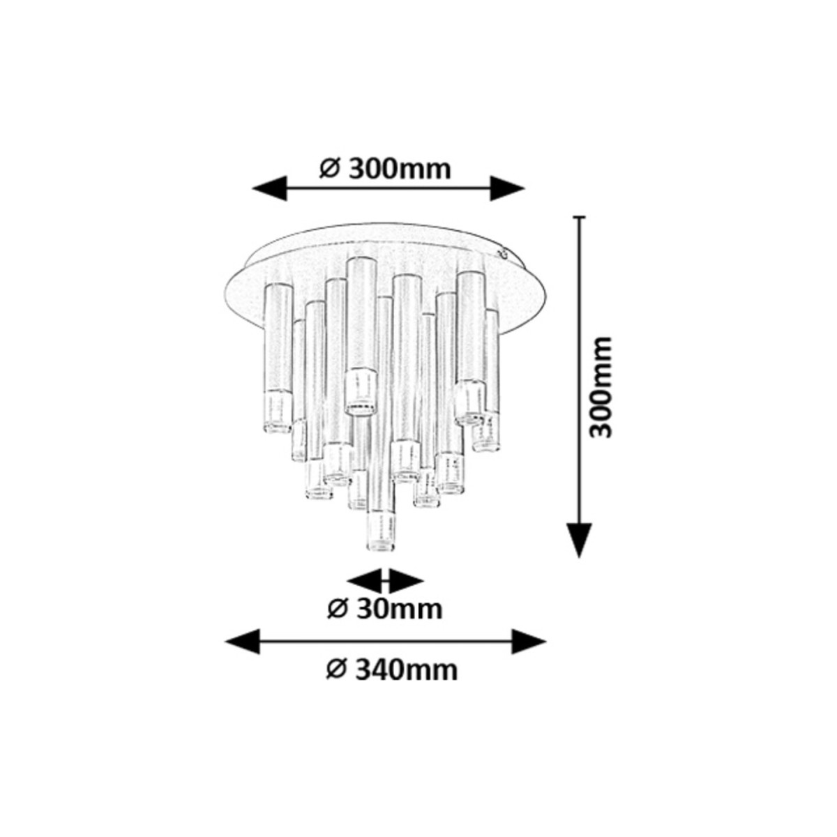Rabalux Ramira 71355 - typ - Lampy sufitowe