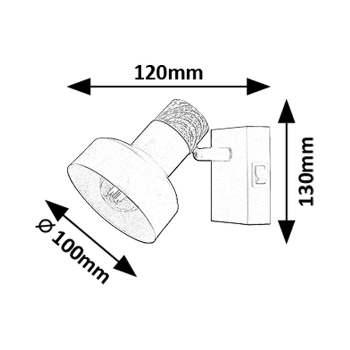 Rabalux Saskia 73055 - typ - Oświetlenie punktowe