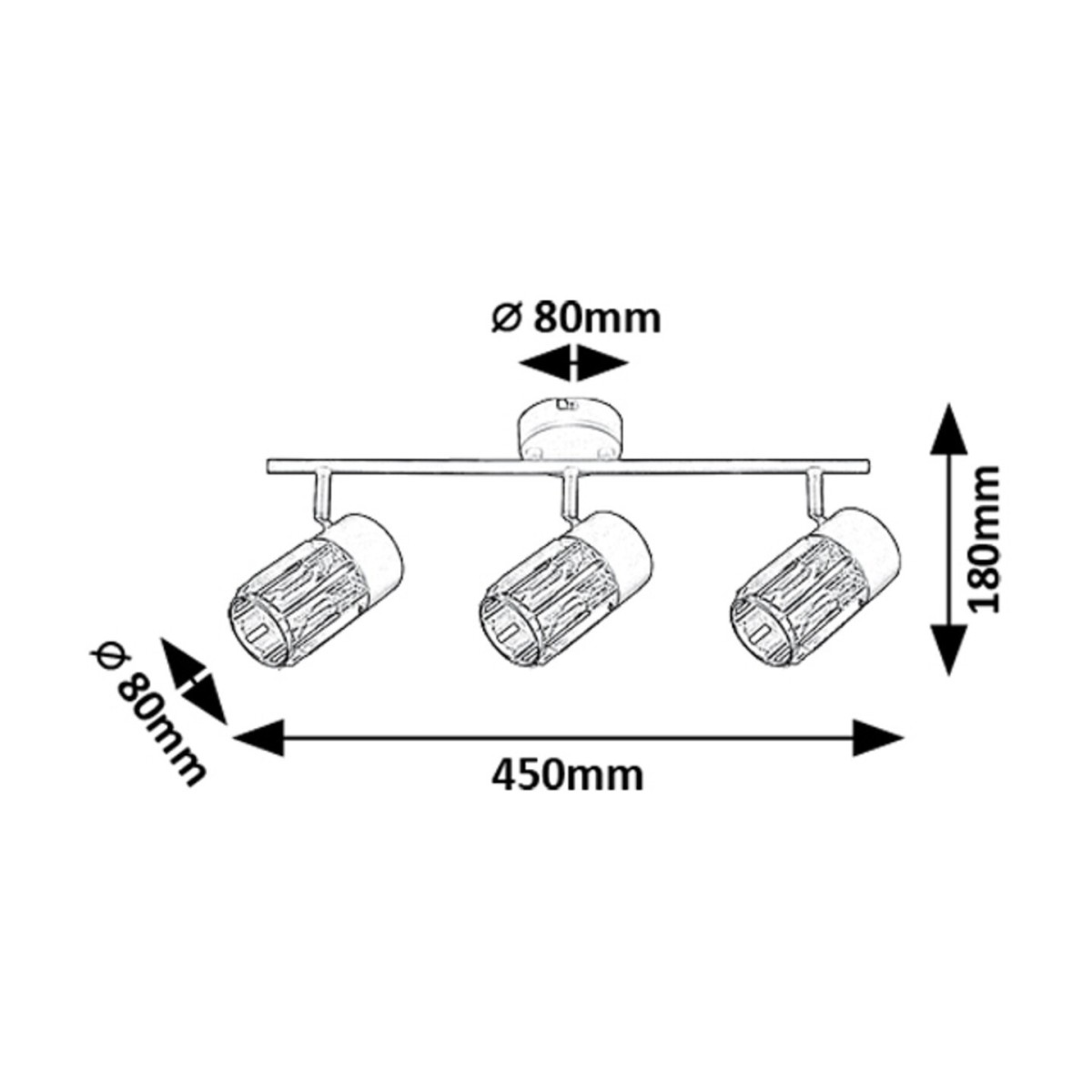 Rabalux Venaro 73061 - typ - Oświetlenie punktowe