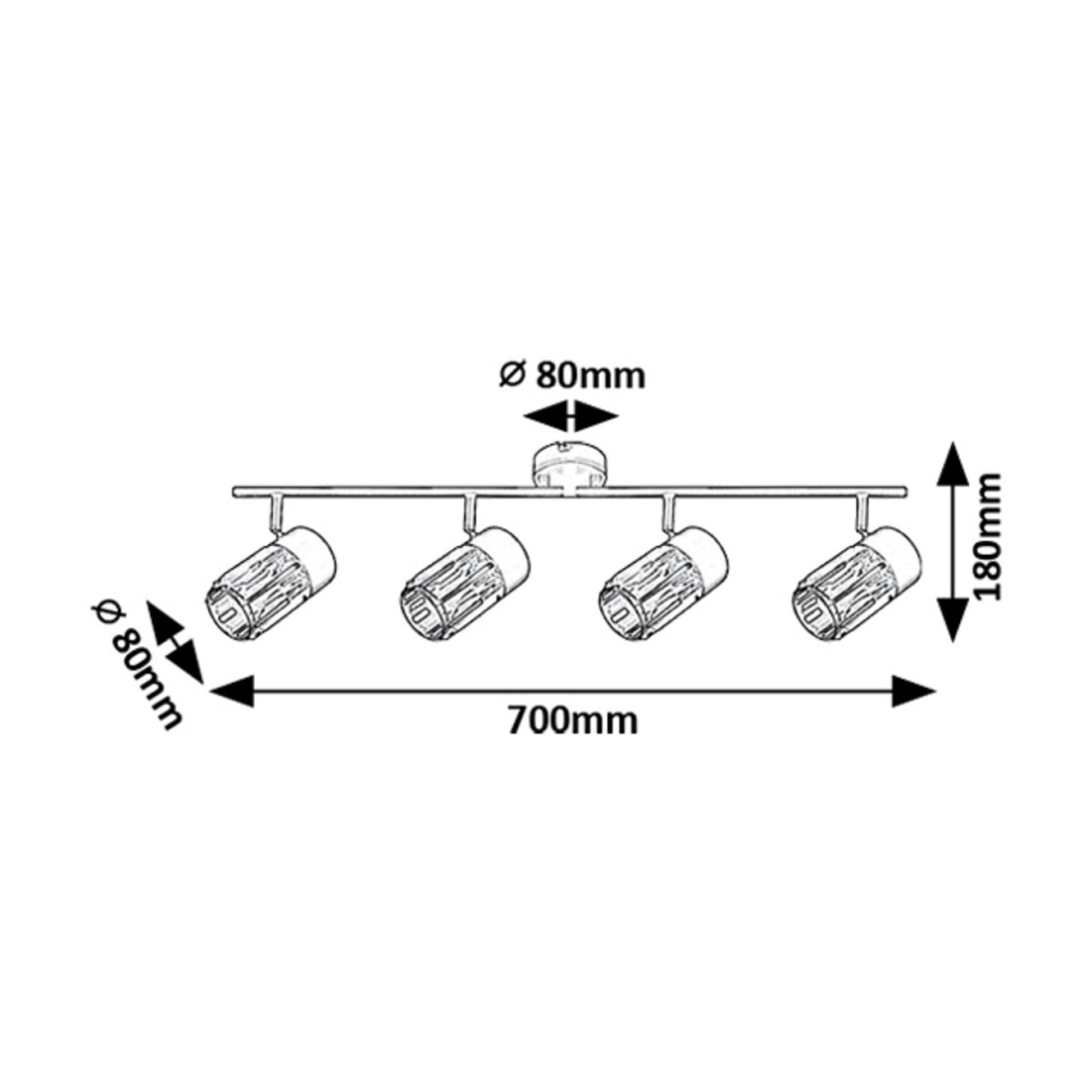 Rabalux Venaro 73062 - typ - Oświetlenie punktowe
