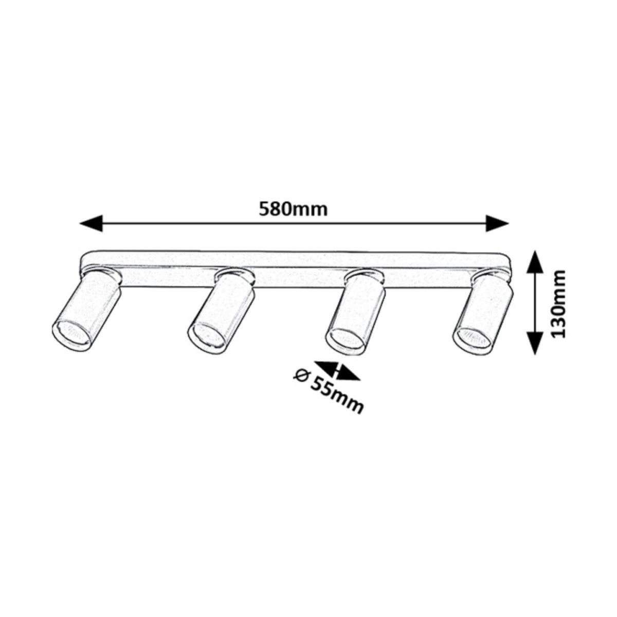 Rabalux Mirina 73078 - typ - Oświetlenie punktowe