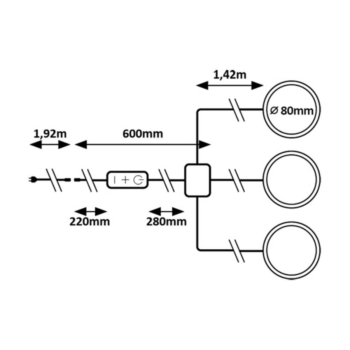 Rabalux Socavi 78043 - typ - Oświetlenie podszafkowe