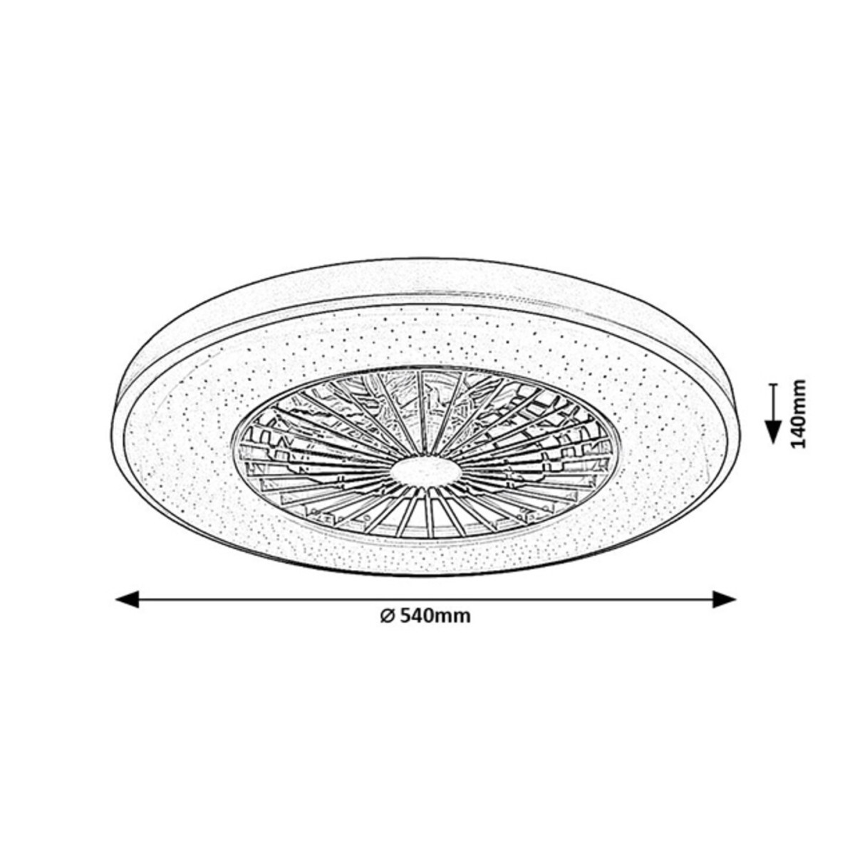 Rabalux Dalfon2 71334 - typ - Lampy sufitowe
