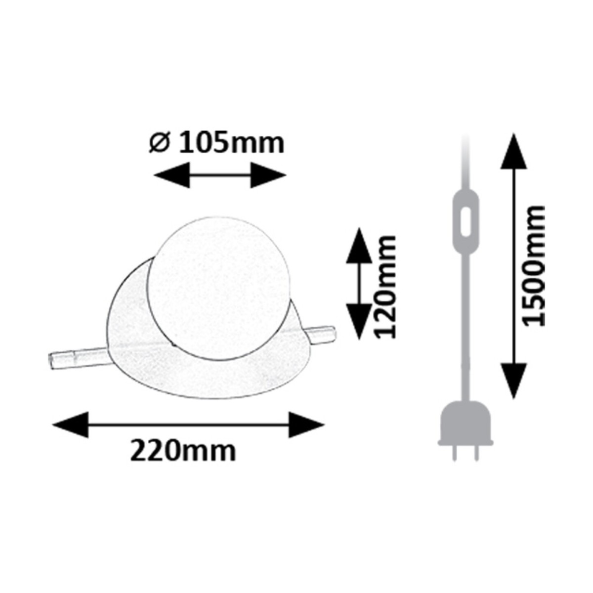 Rabalux Jules 74222 - typ - Lampy stołowe