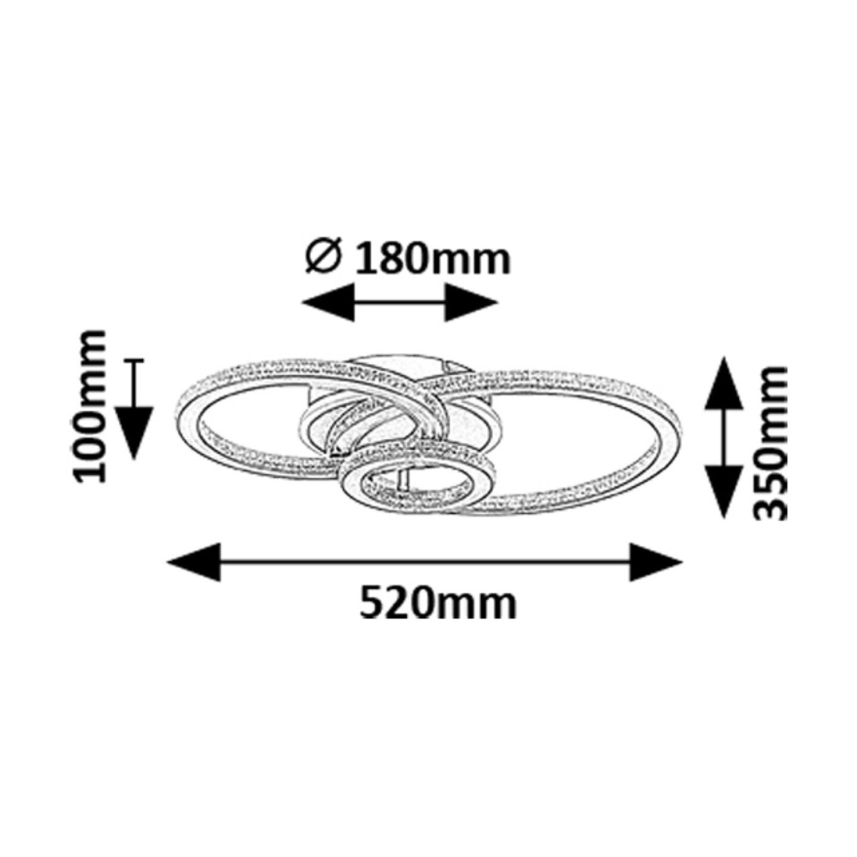 Rabalux Maziar 71392 - typ - Lampy sufitowe